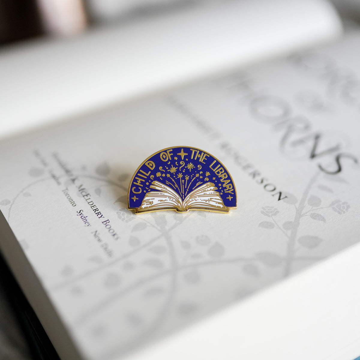 ENAMEL PIN - Child of the Library from LitJoy Crate | Collectibles &amp; Gifts for Booklovers