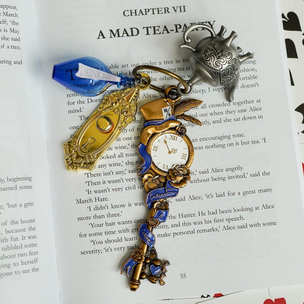 Alice in Wonderland Key and Charms - LitJoy Crate