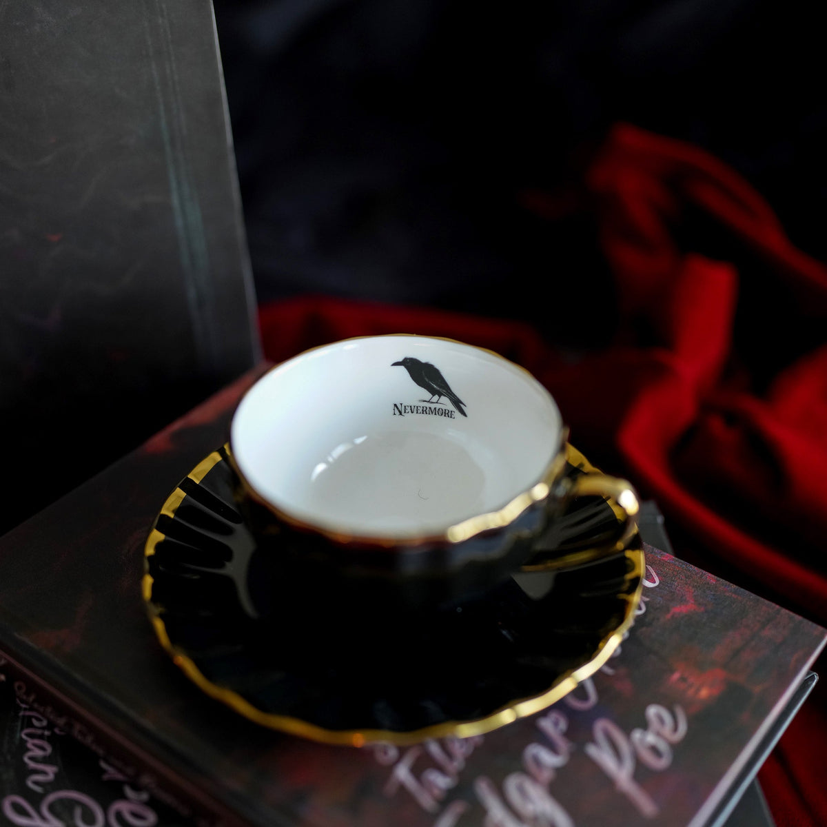 Nevermore Raven Teacup from LitJoy Crate | Collectibles &amp; Gifts for Booklovers