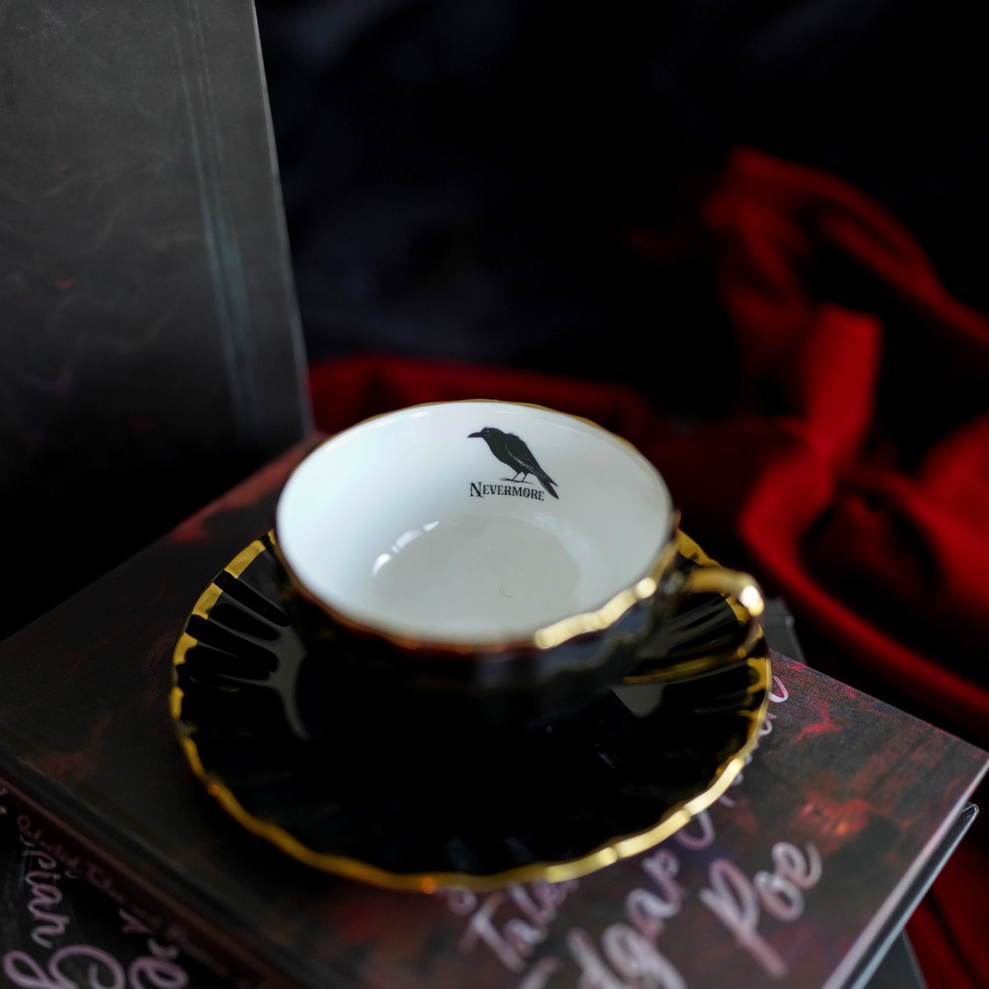 Nevermore Raven Teacup from LitJoy Crate | Collectibles & Gifts for Booklovers
