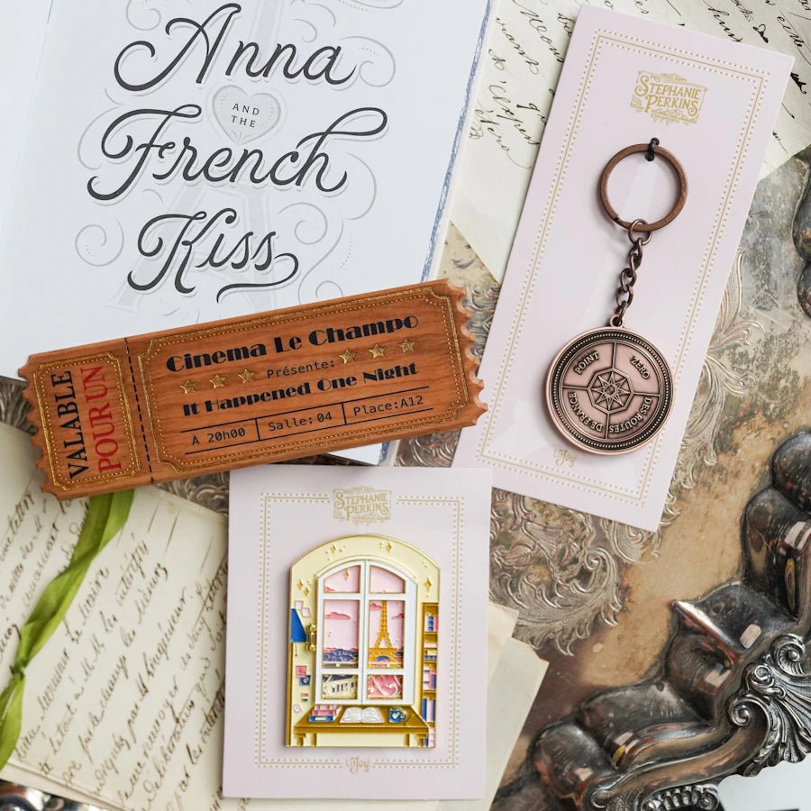 Anna and the French Kiss Foiled Wooden Bookmark