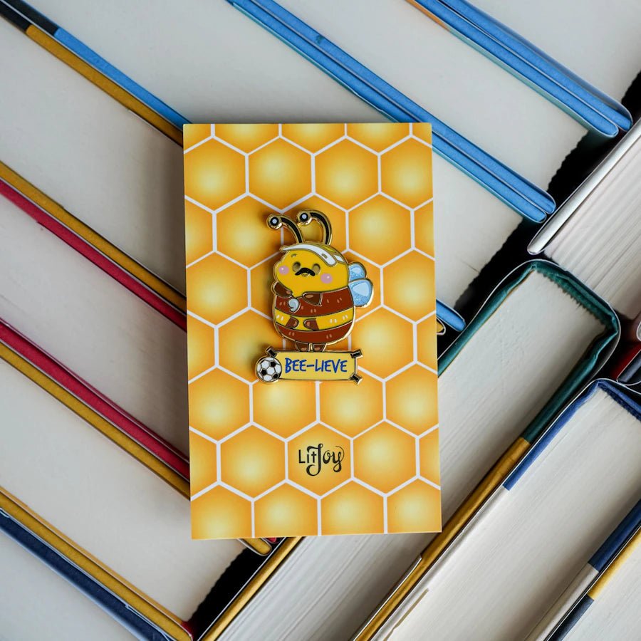 BEE-LIEVE Bee Enamel Pin