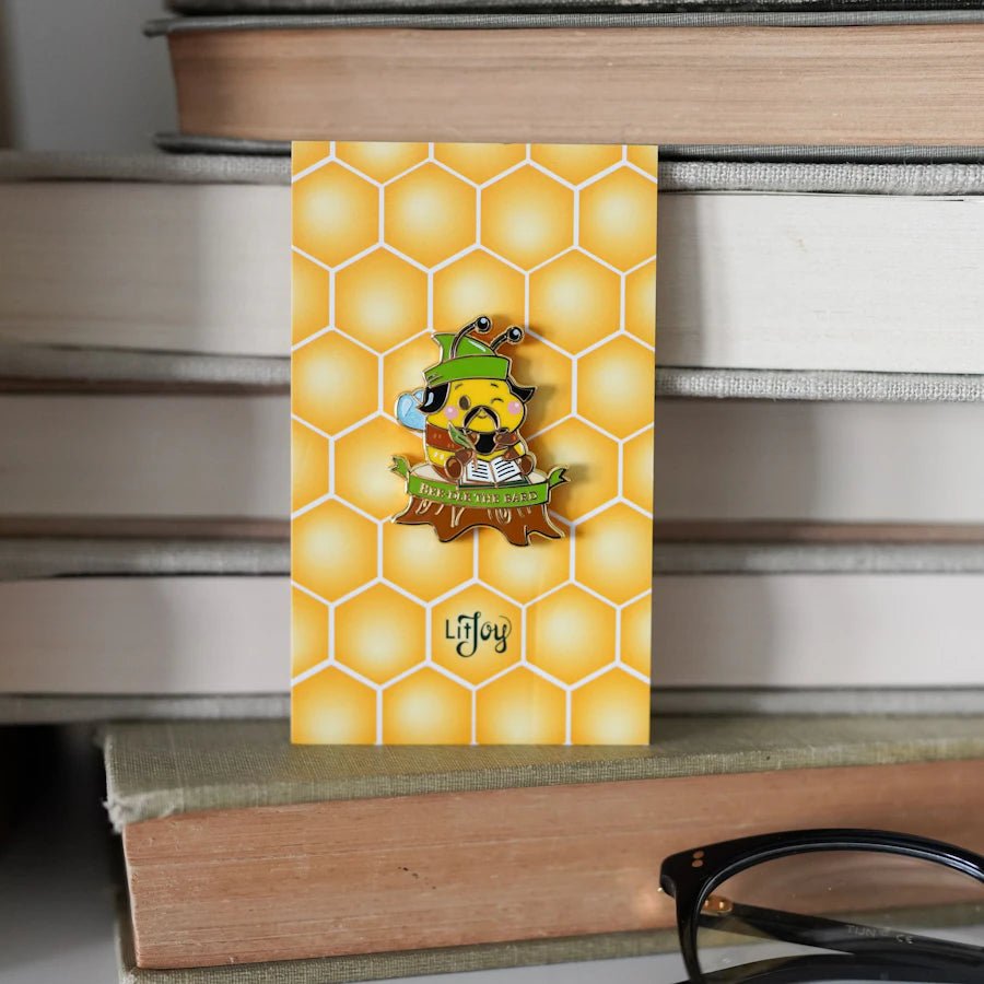 Bee-tle the Bard Enamel Pin (Lunacorn Exclusive)