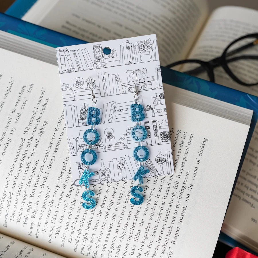 Books Acrylic Earrings