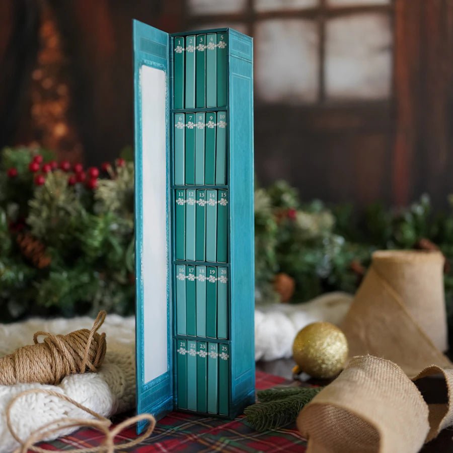 Mini Book Ornament Advent Vol. II—book advent calendar filled with ornaments of 25 mini books from authors of the classics