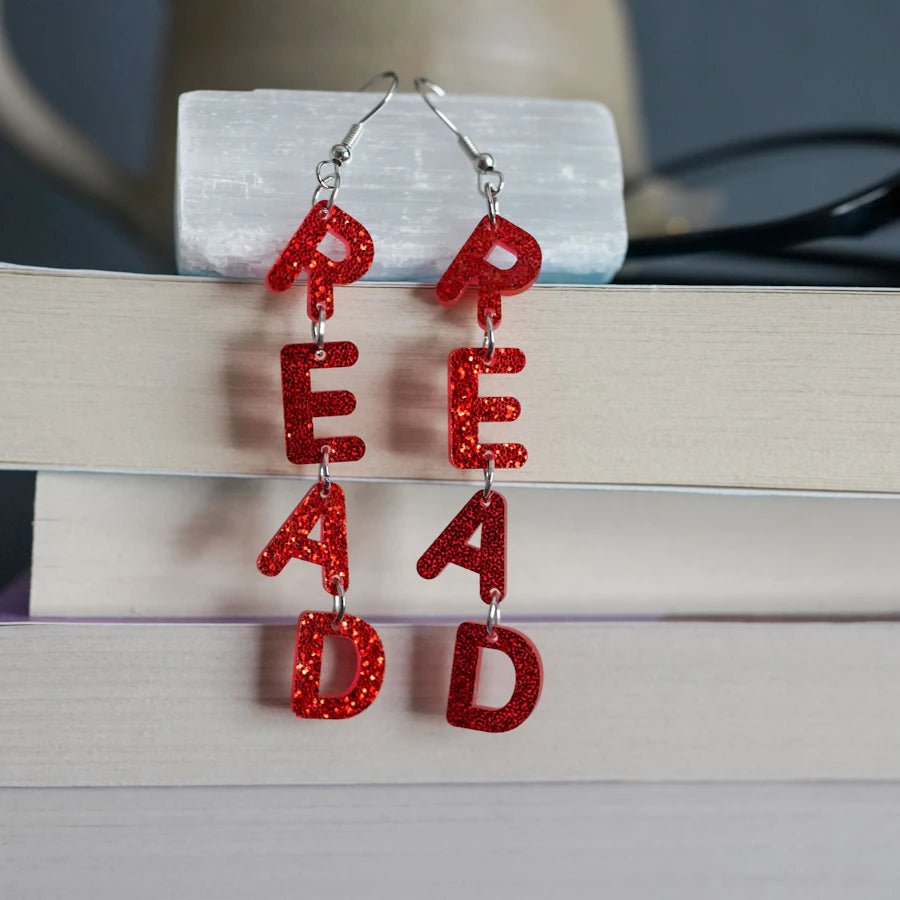 Read Acrylic Earrings