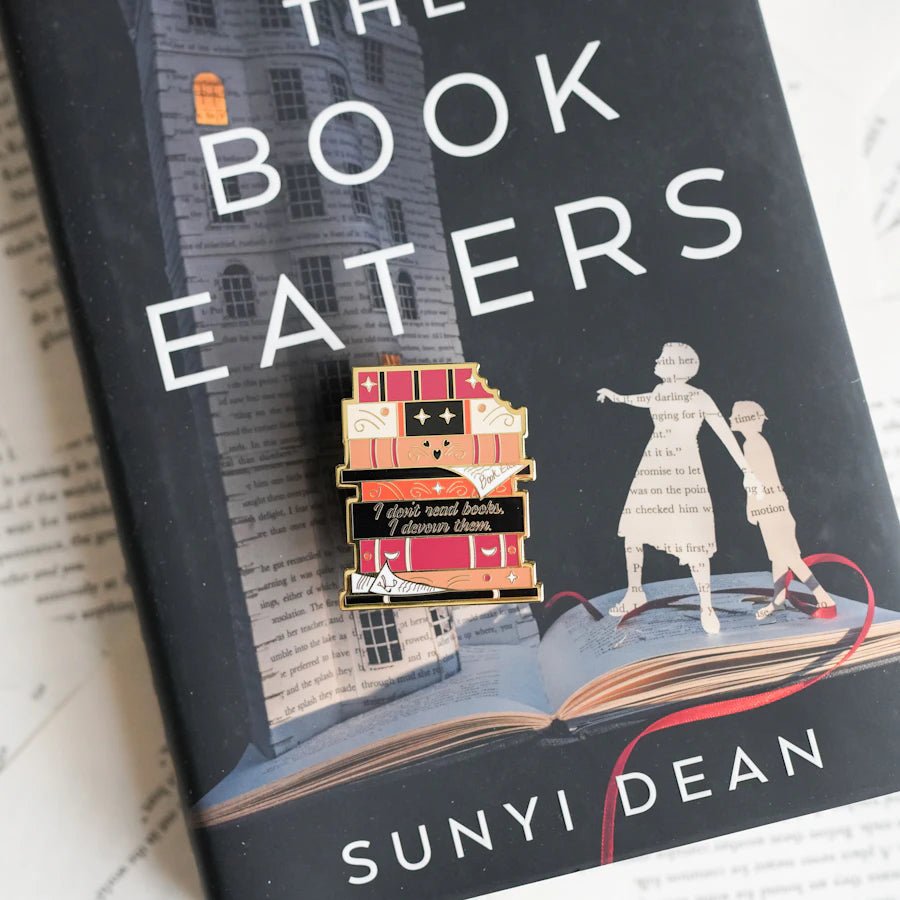 The Book Eaters Enamel Pin