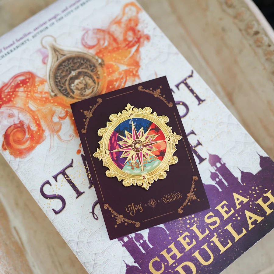 The Stardust Thief Compass Enamel Pin