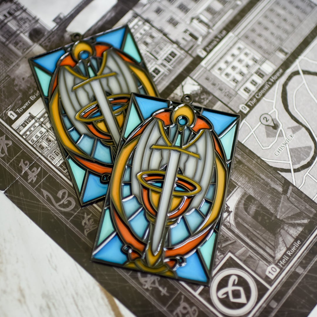 The Mortal Instruments Stained Glass Window Hanging - LitJoy Crate