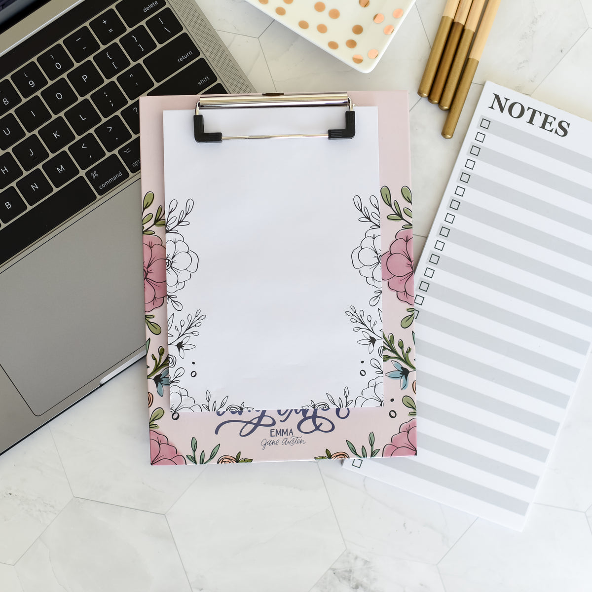 CLIPBOARD WITH NOTEPAD - Emma from LitJoy Crate | Collectibles &amp; Gifts for Booklovers