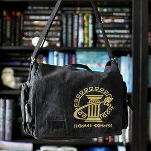  LitJoy Crate Hermes Express Greek Mythology Messenger Bag with  Adjustable Should Strap, Fits Laptop, Books, and More
