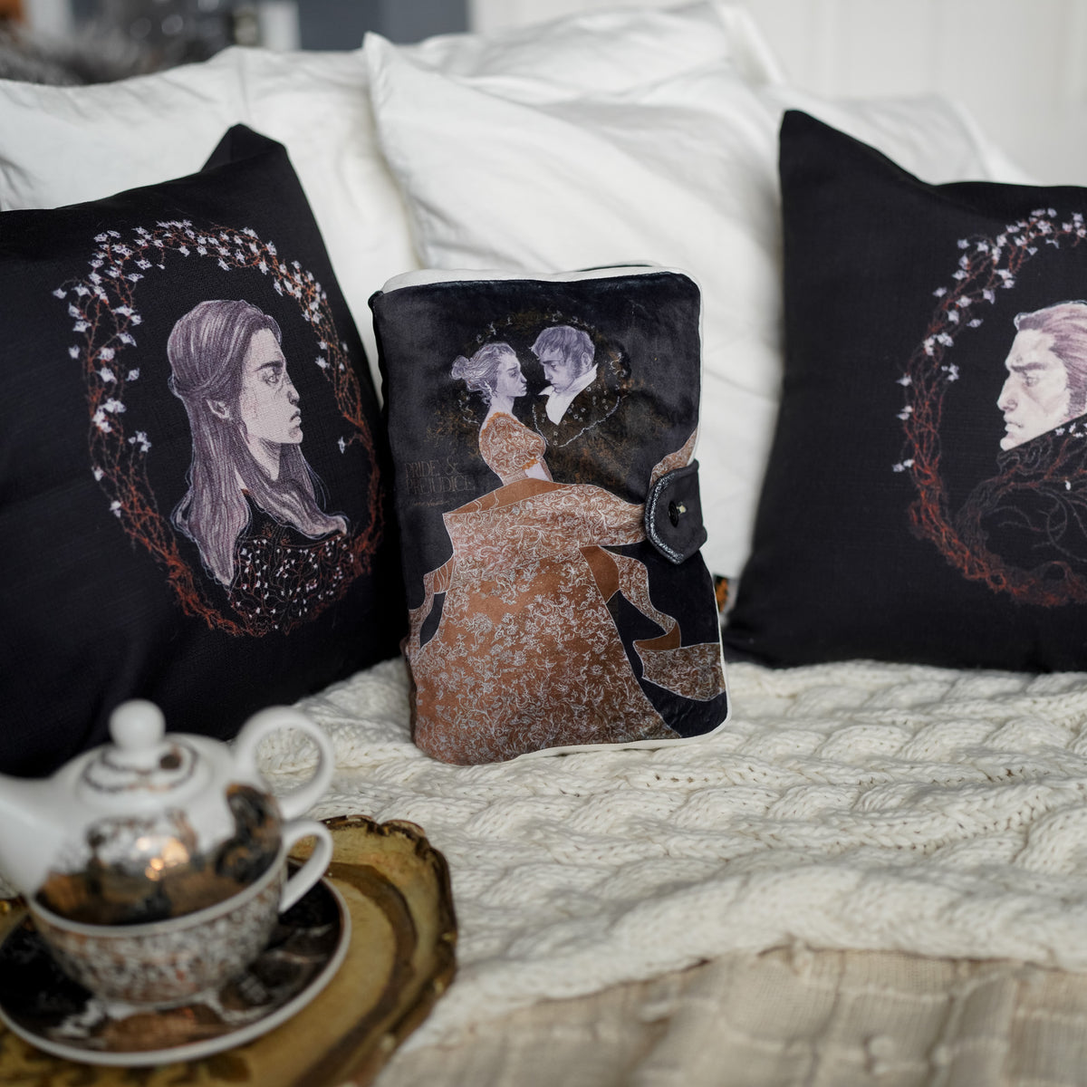 PILLOW - Pride and Prejudice Book Pillow from LitJoy Crate | Collectibles &amp; Gifts for Booklovers