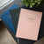 Reading Journal in three colors: black, blush, and blue