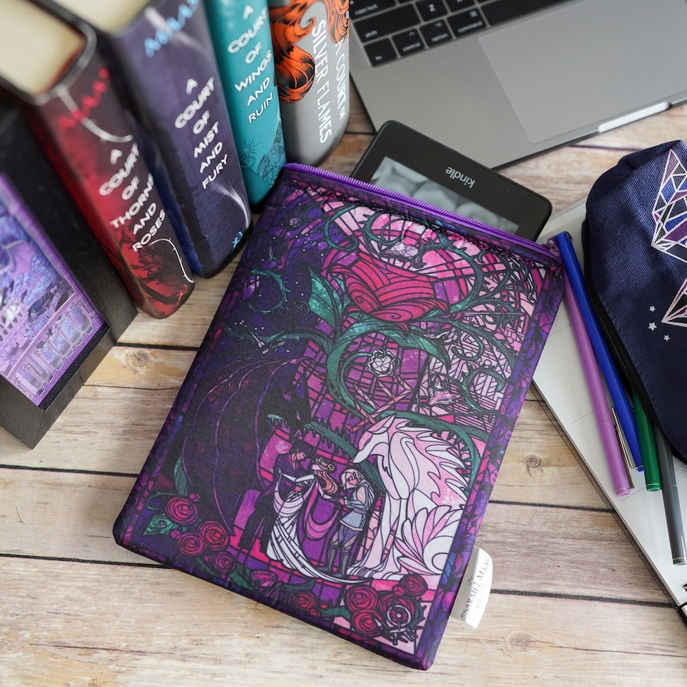 ACOTAR Stained Glass Book Sleeve from LitJoy Crate | Collectibles &amp; Gifts for Booklovers