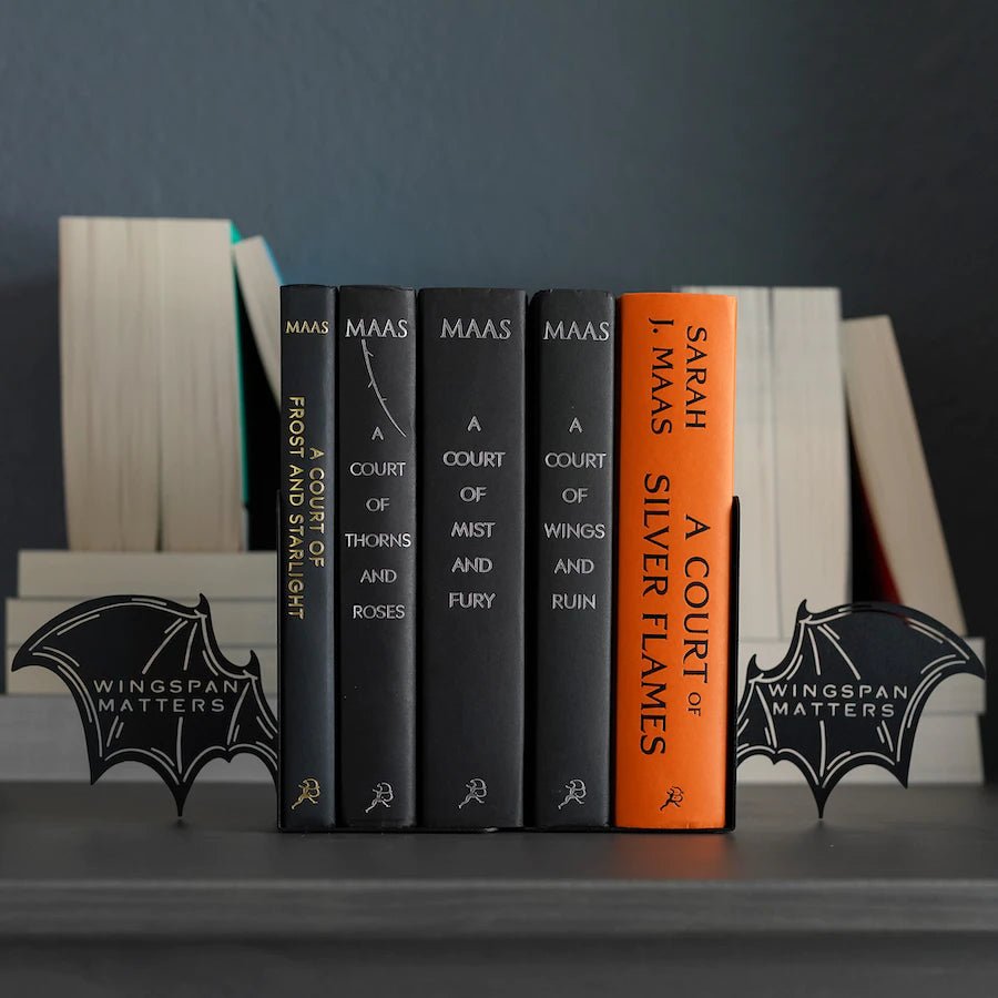 ACOTAR Wingspan Matters Bookends shaped like Rhysand&#39;s wings