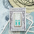 Atlas The World, Mythology Tarot Enamel Pin crouches under the weight of the heavens on a turquoise background.