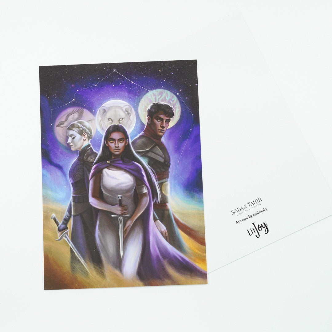 Elias, Laia and Helene Art Print from LitJoy Crate | Collectibles &amp; Gifts for Booklovers