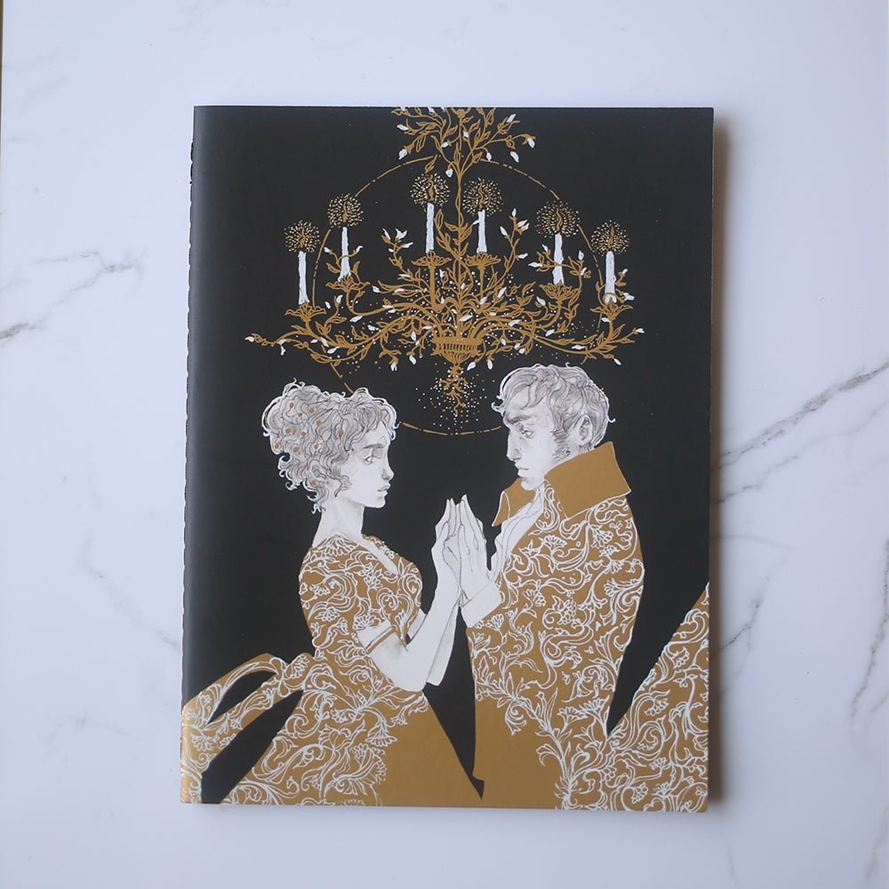 Pride and Prejudice notebook with special artwork