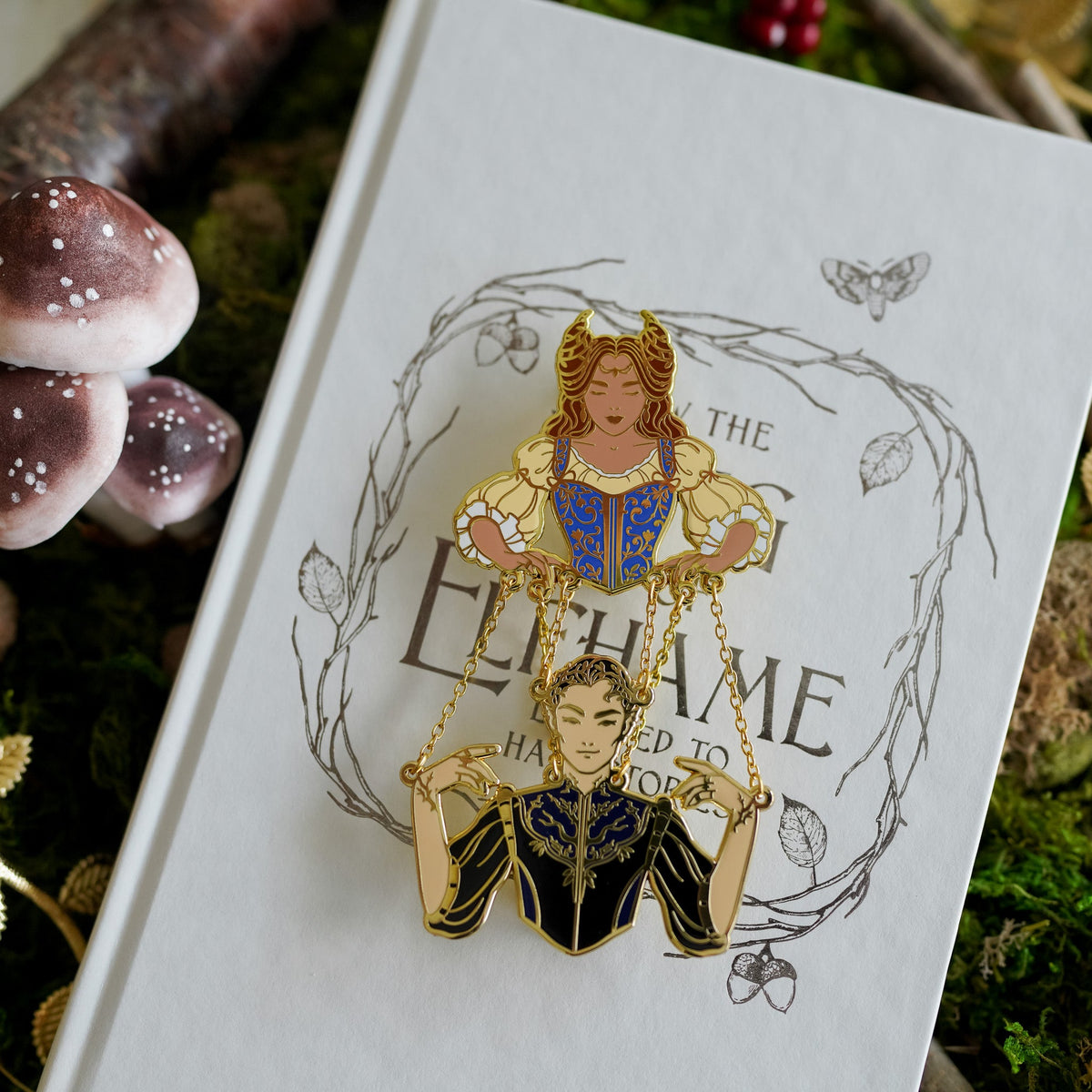 The Cruel Prince Marionette Cardan Enamel Pin from LitJoy Crate | Collectibles &amp; Gifts for Booklovers
