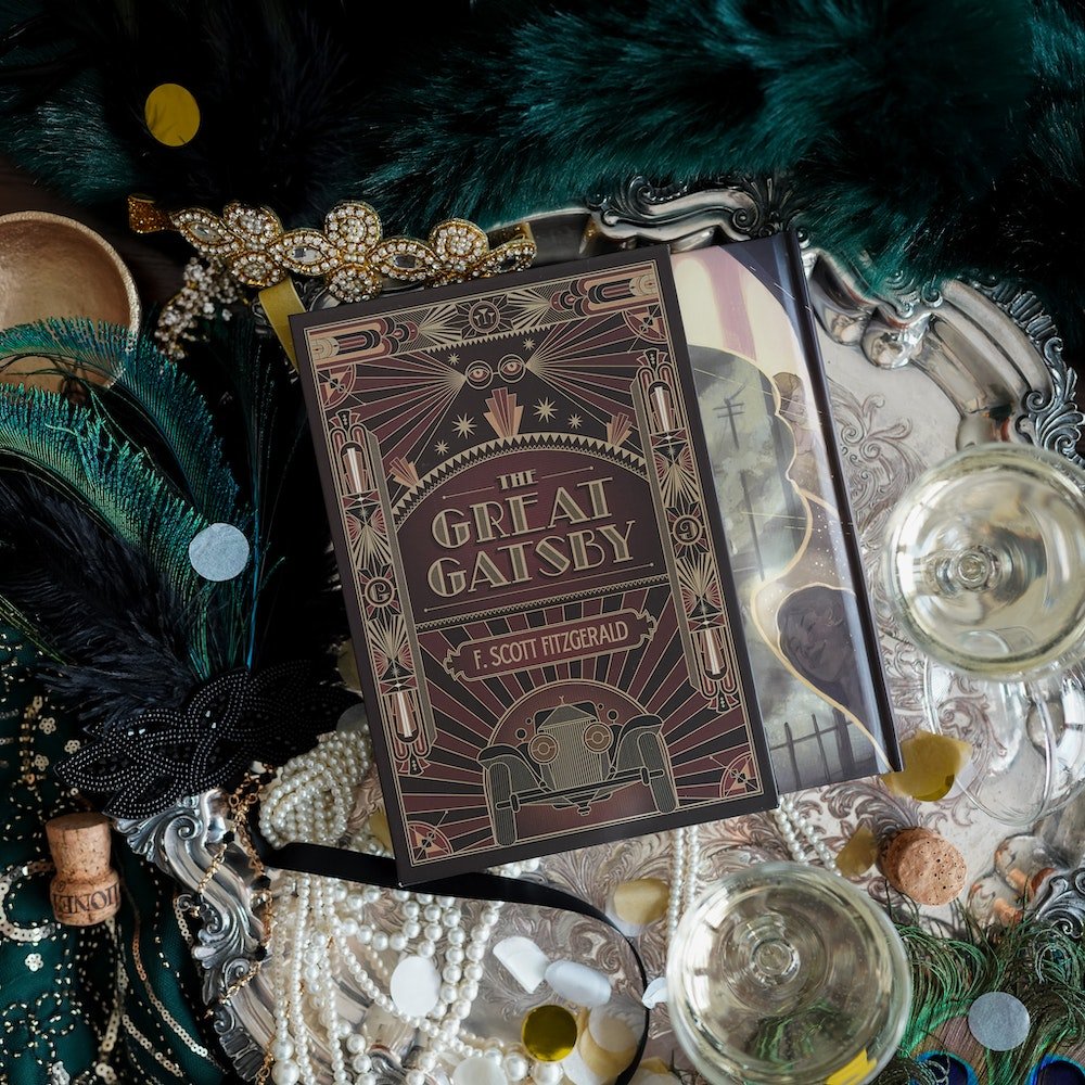 The Great Gatsby Special Edition Book | Gold Gilded Edges - Litjoy Crate