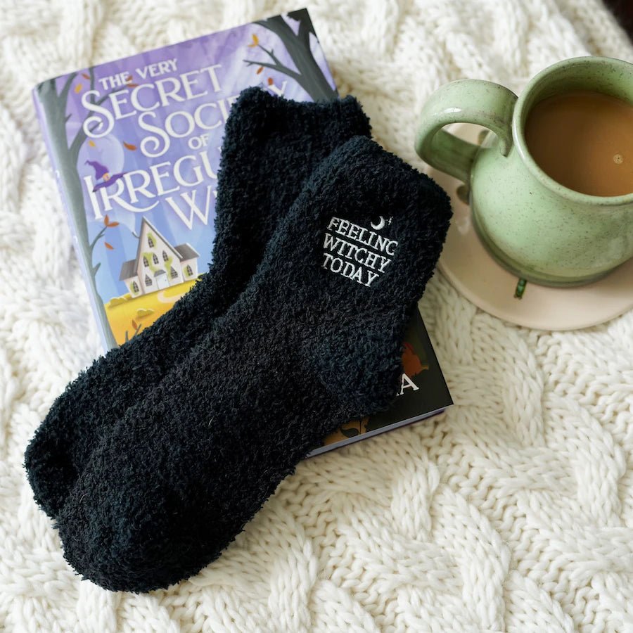 The Very Secret Society of Irregular Witches Fuzzy Socks - LitJoy Crate