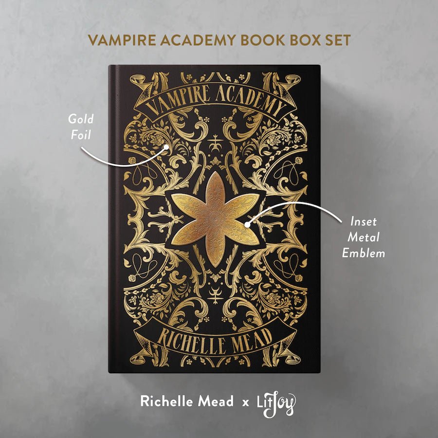 Richelle Mead Vampire Academy Special Edition Box Set with custom covers and a custom St. Vladimir Academy slipcase