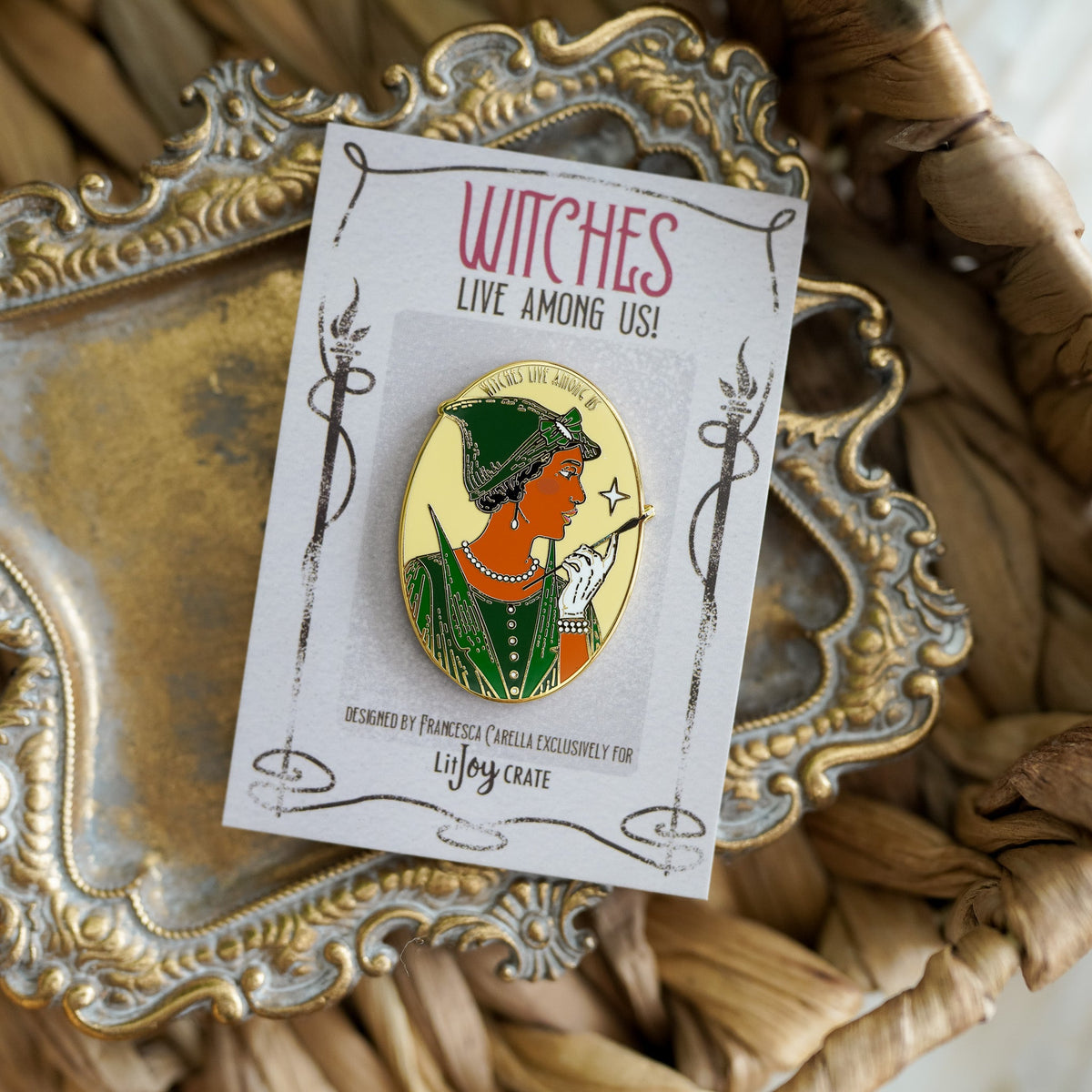 Worldwide Witch Pins from LitJoy Crate | Collectibles &amp; Gifts for Booklovers